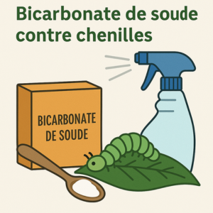 bicarbonate de soude contre chenilles