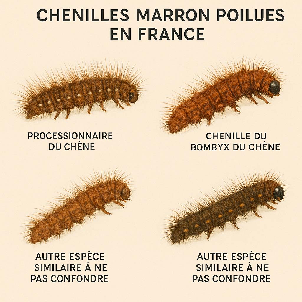 chenille marron